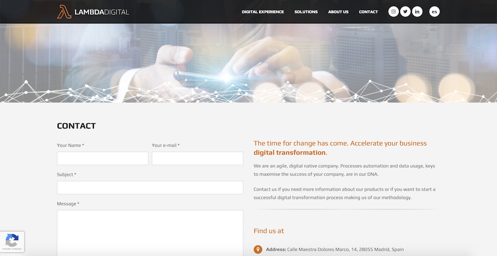 Contact Us | LAMBDA DIGITAL